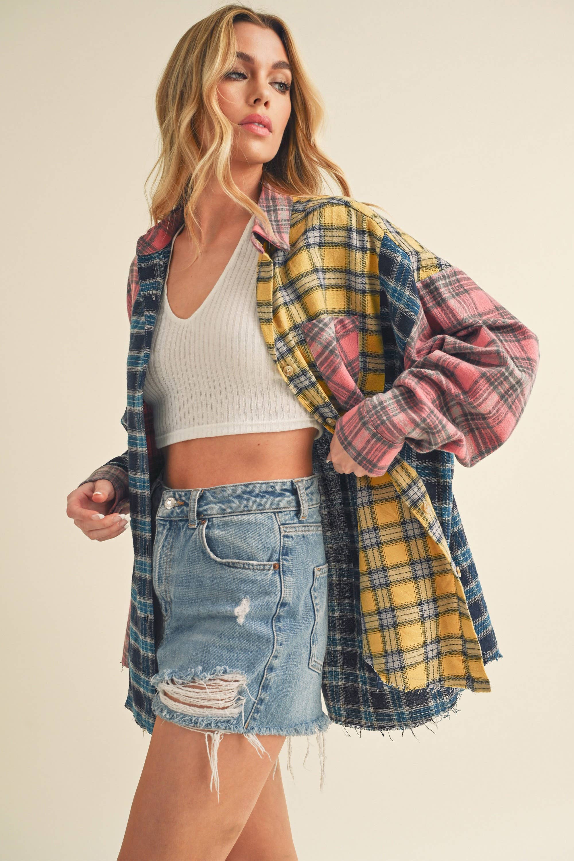 Cozy Cabin Patchwork Flannel