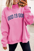 God is Good Long Sleeve Mock Neck