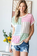 The Sweet Spring Patchwork Top