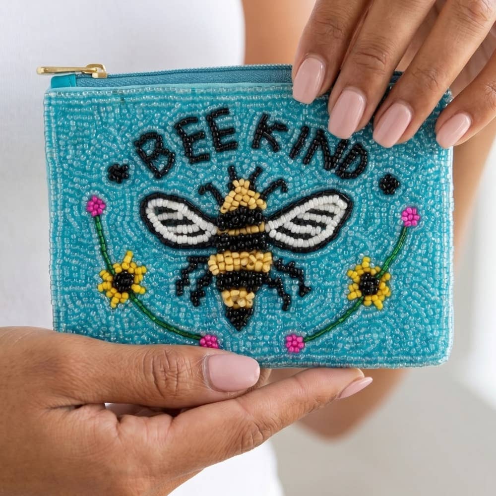Bee Kind Coin Pouch