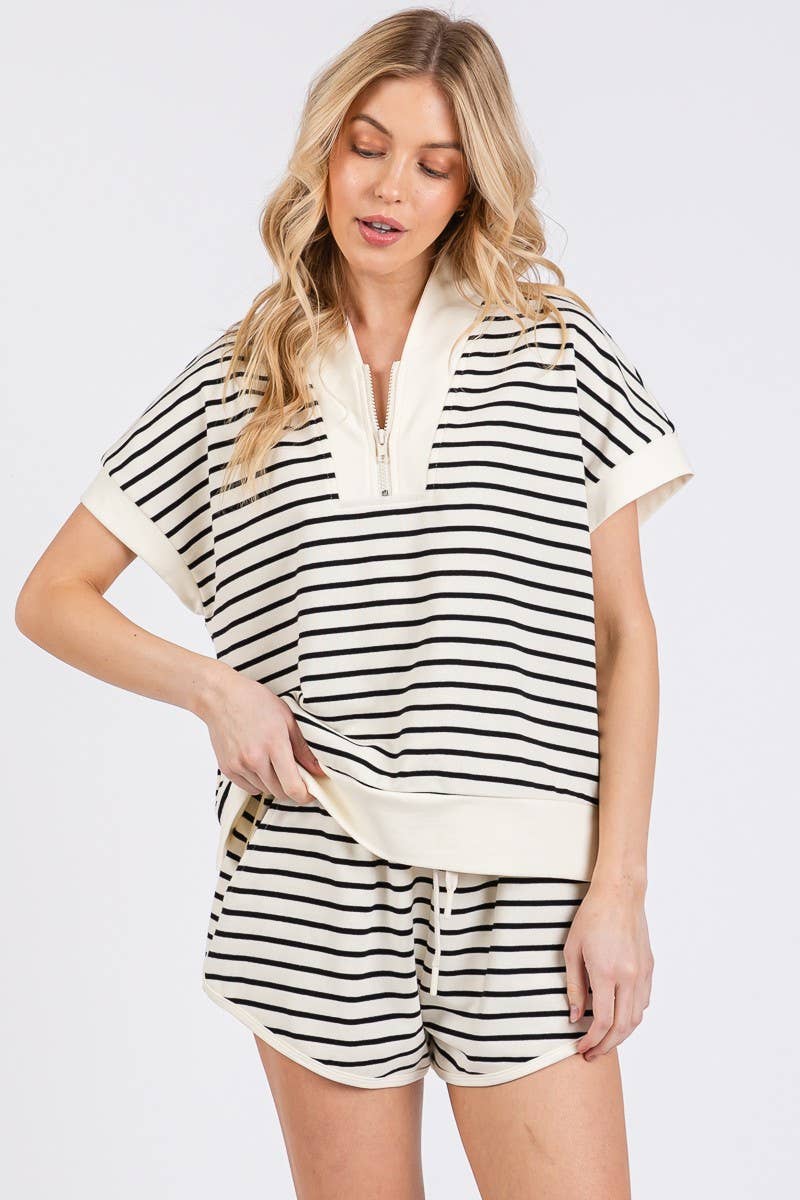 Coastal Cool Striped Lounge Set