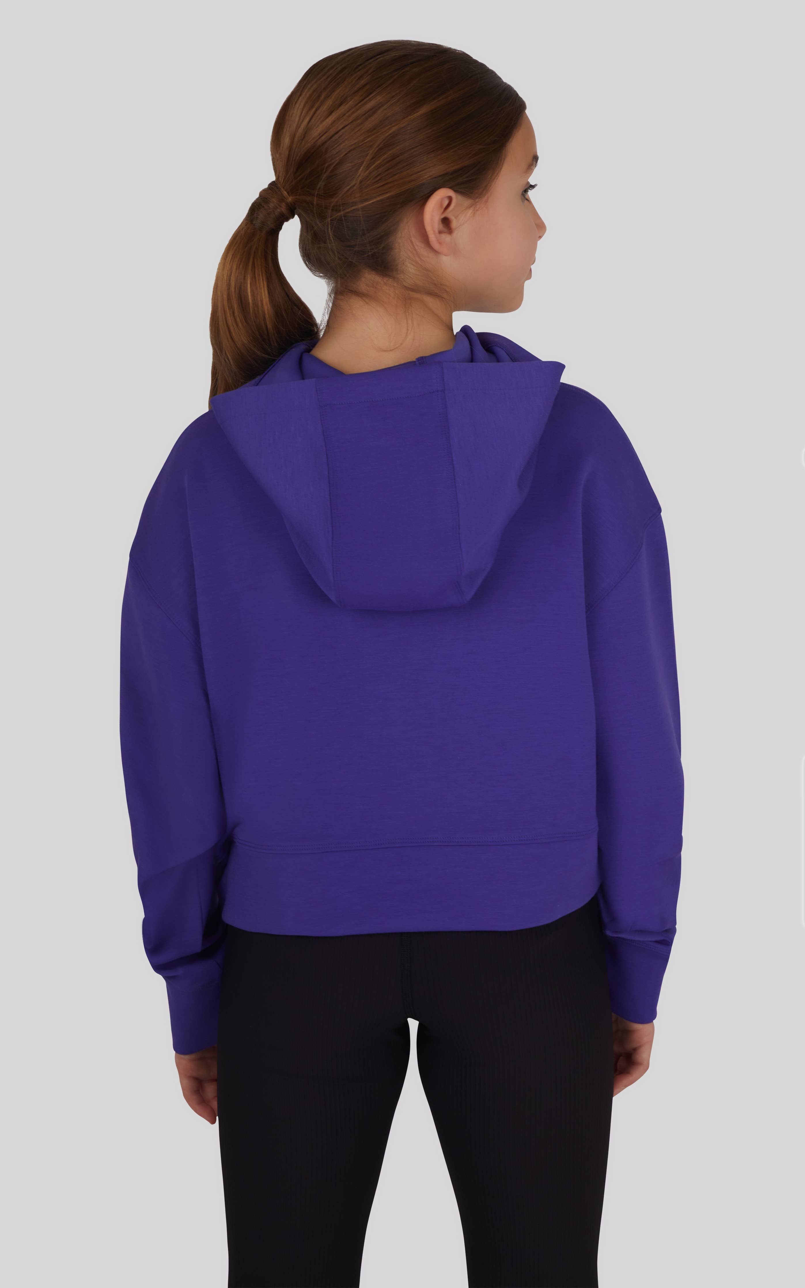 Youth Soft Scuba Hoodie with Front Keyhole