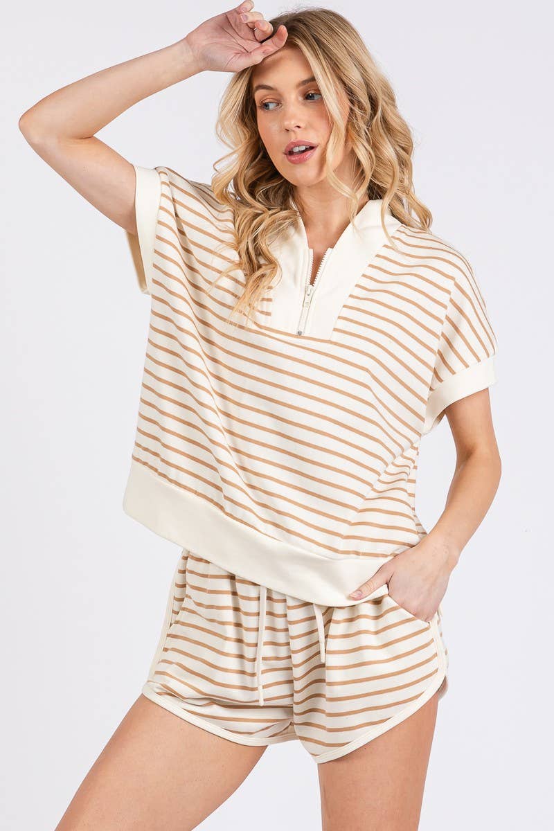 Coastal Cool Striped Lounge Set