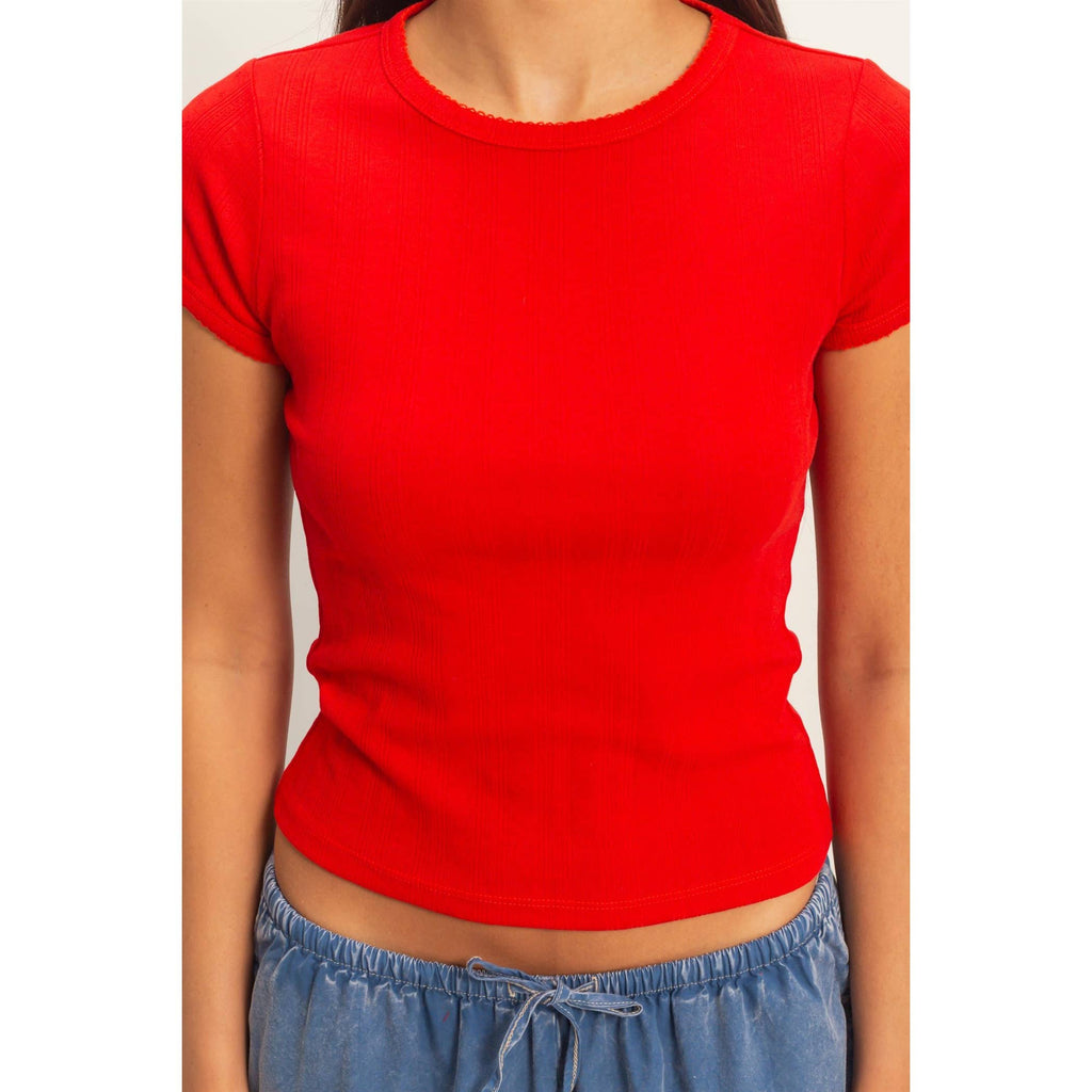 Everyday Ease Pointelle Tee
