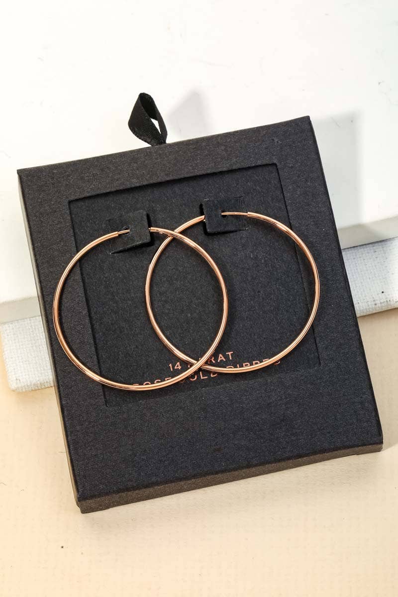 Essential Thin Hoop Earrings