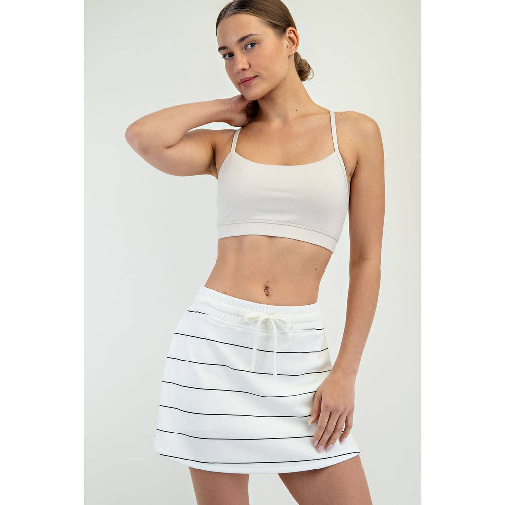 Modal Scuba Stripe Skort
