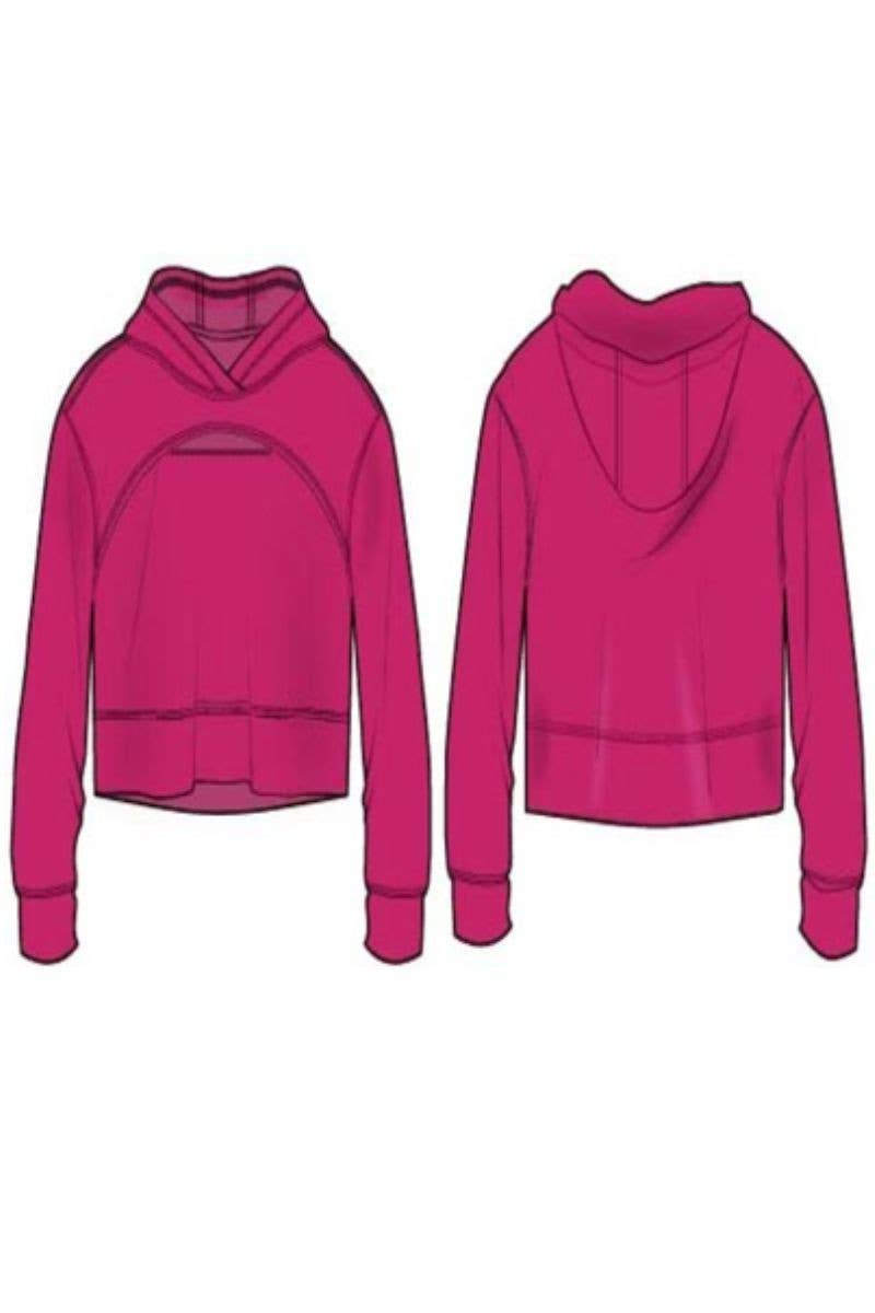 Youth Soft Scuba Hoodie with Front Keyhole