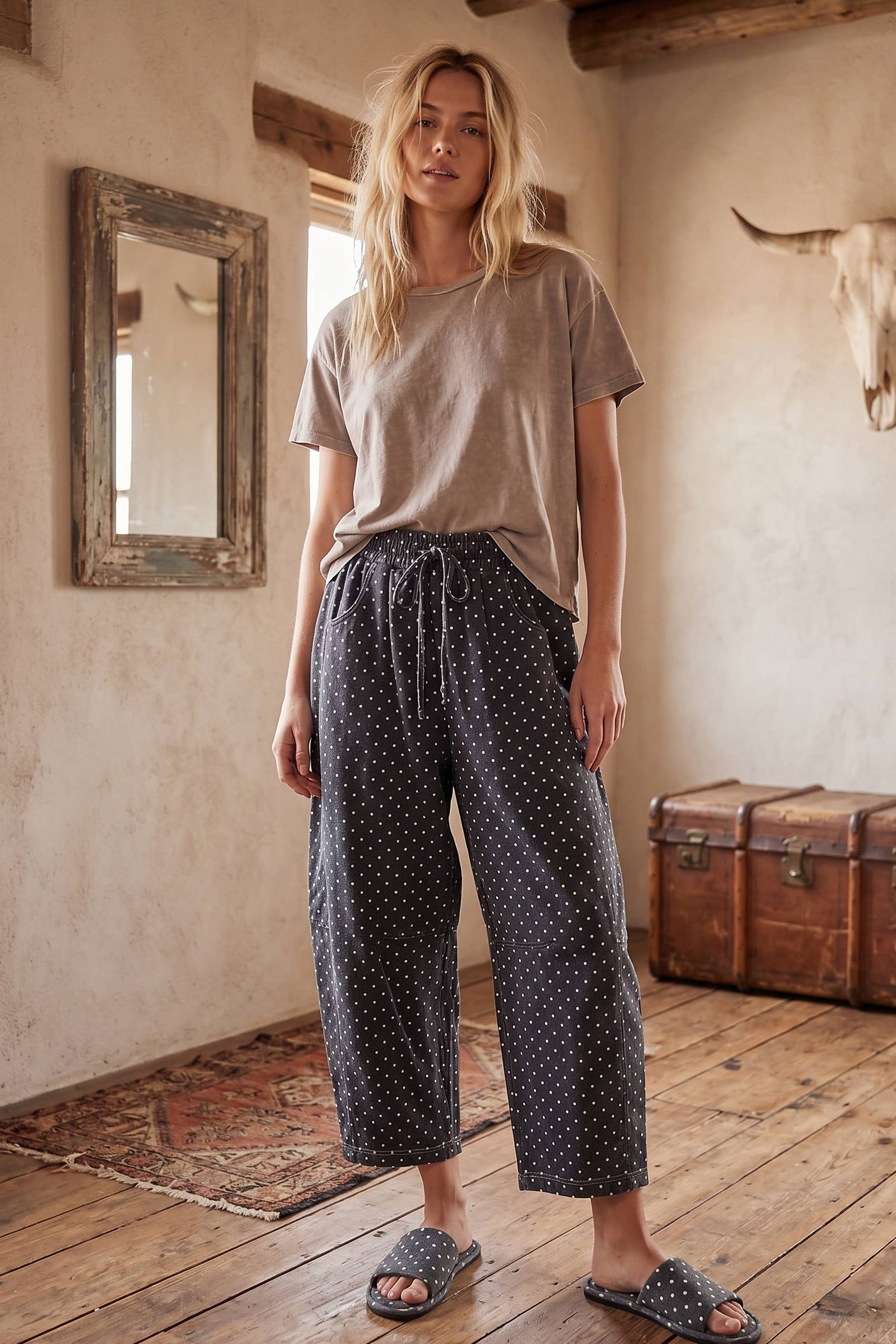 Oversized Scuba Barrel Lounge Pants