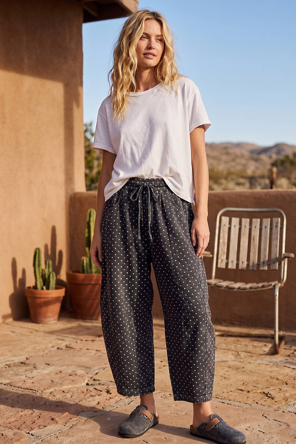 Oversized Scuba Barrel Lounge Pants