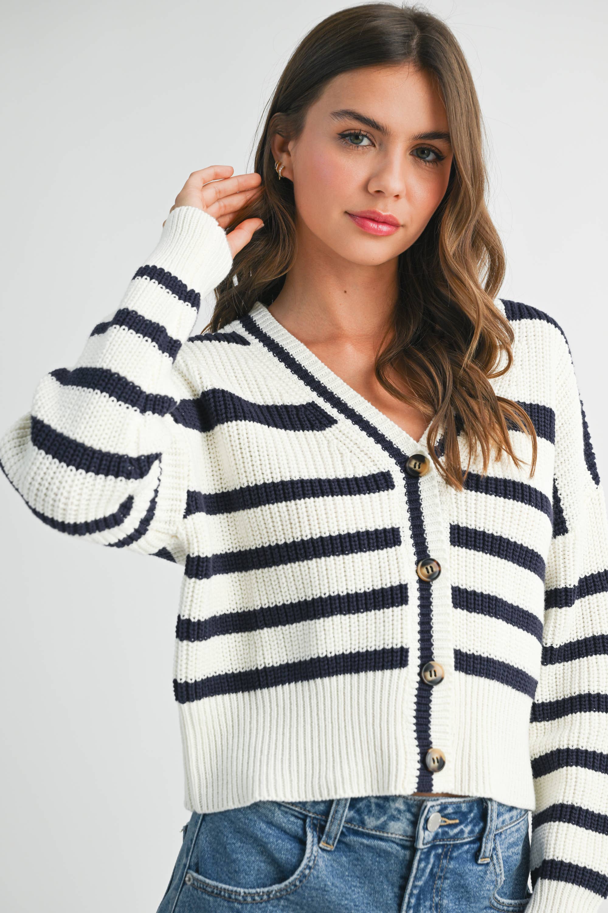 Striped Cardigan