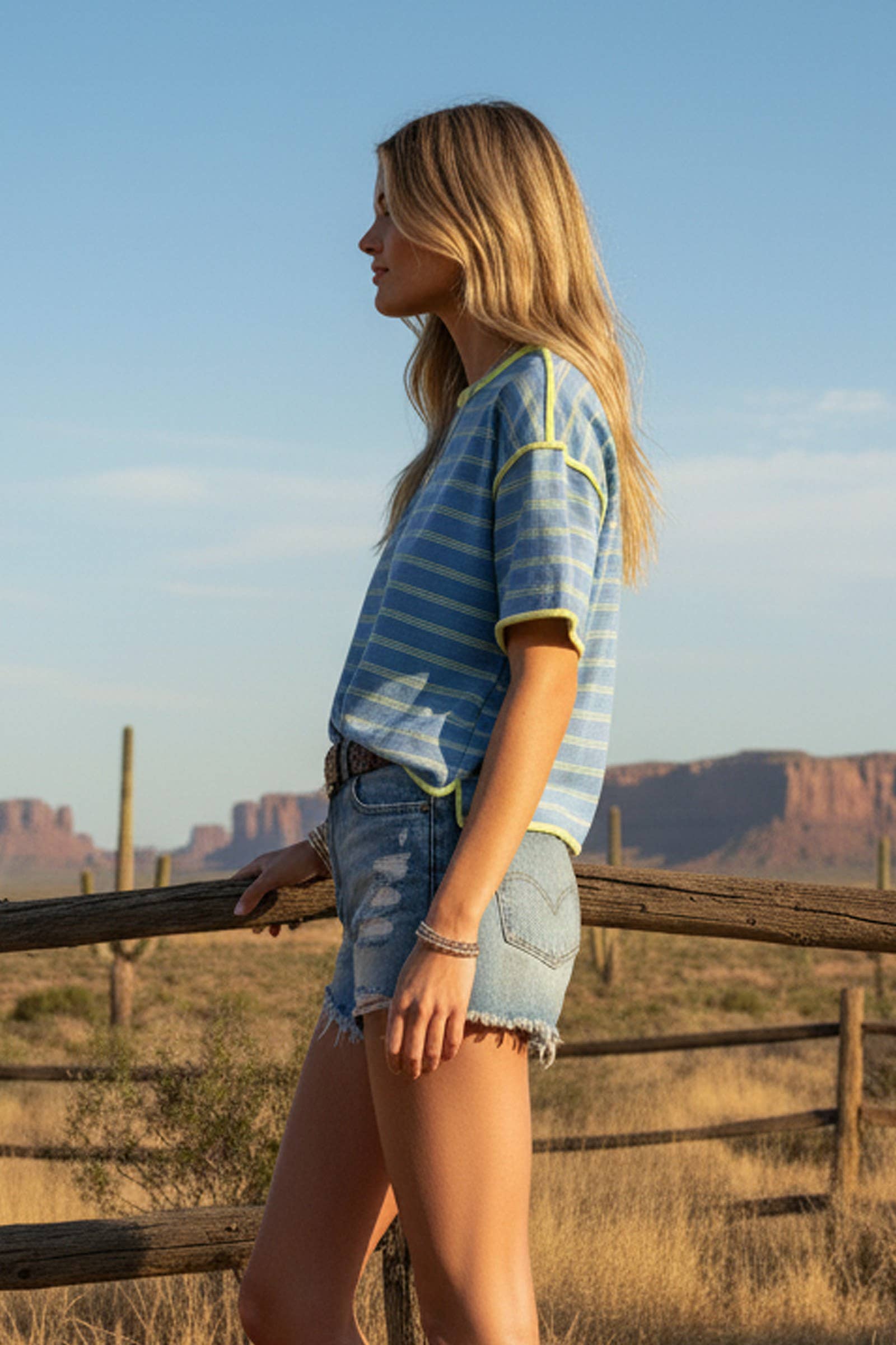 Oversized Stripe Top