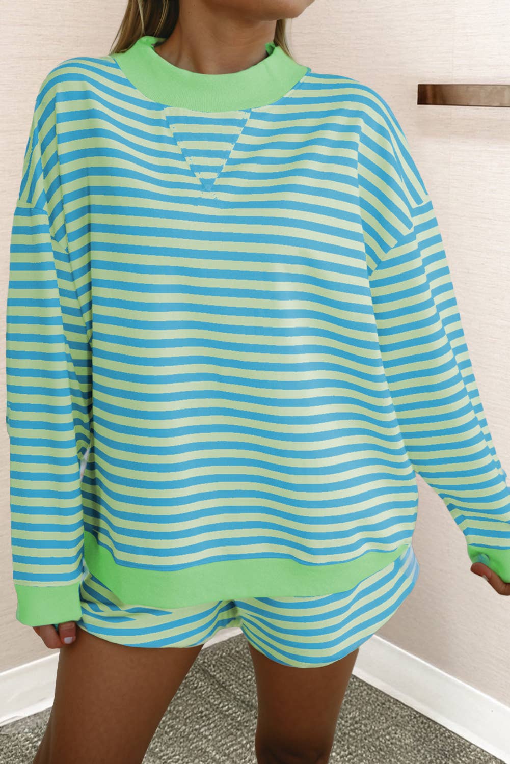 Coastal Stripe Lounge Set