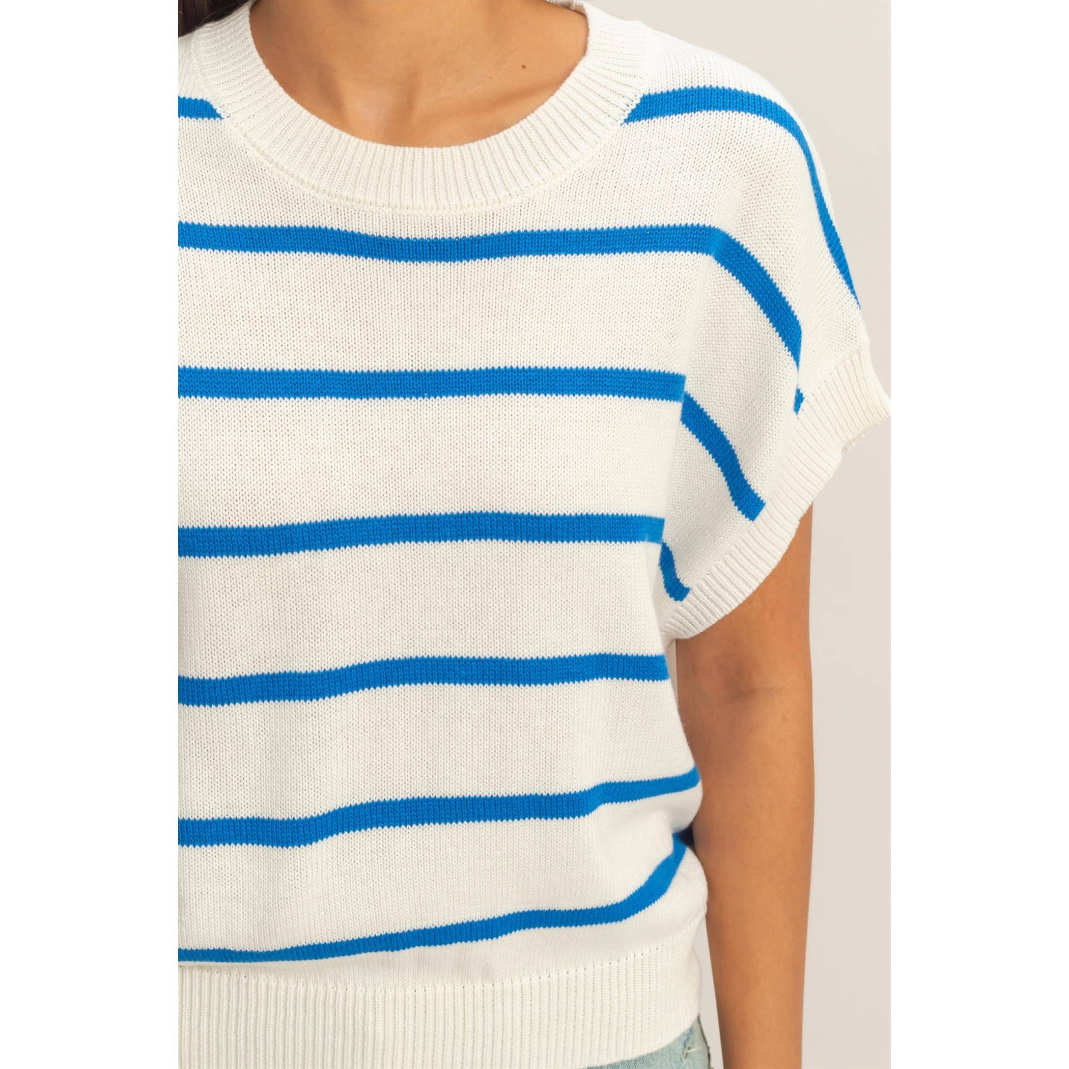 Striped Knit Top