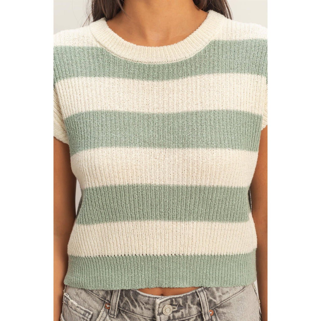 The Coastal Stripe Knit Top