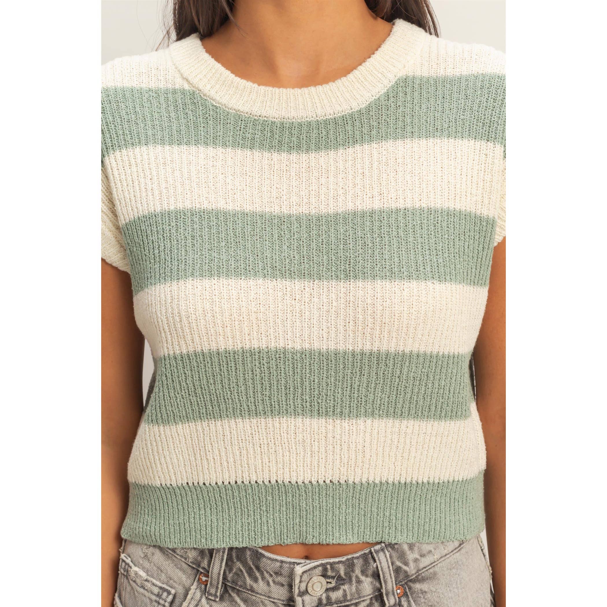 The Coastal Stripe Knit Top