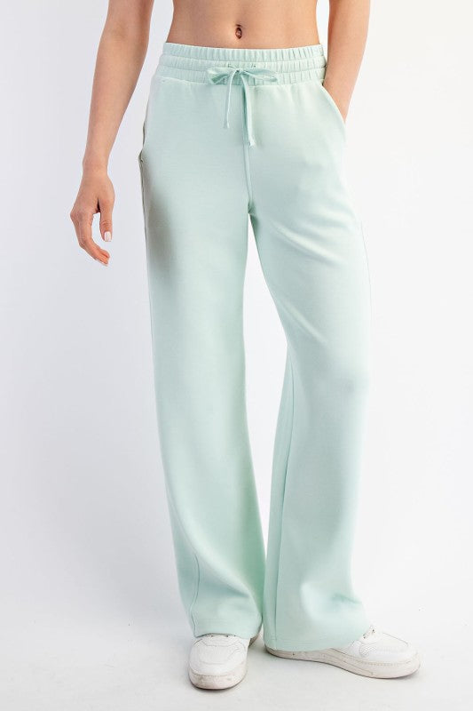 Everyday Luxe Scuba Straight Leg Pants