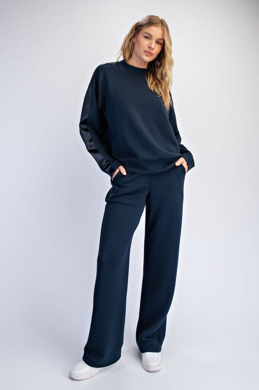 Everyday Luxe Scuba Straight Leg Pants