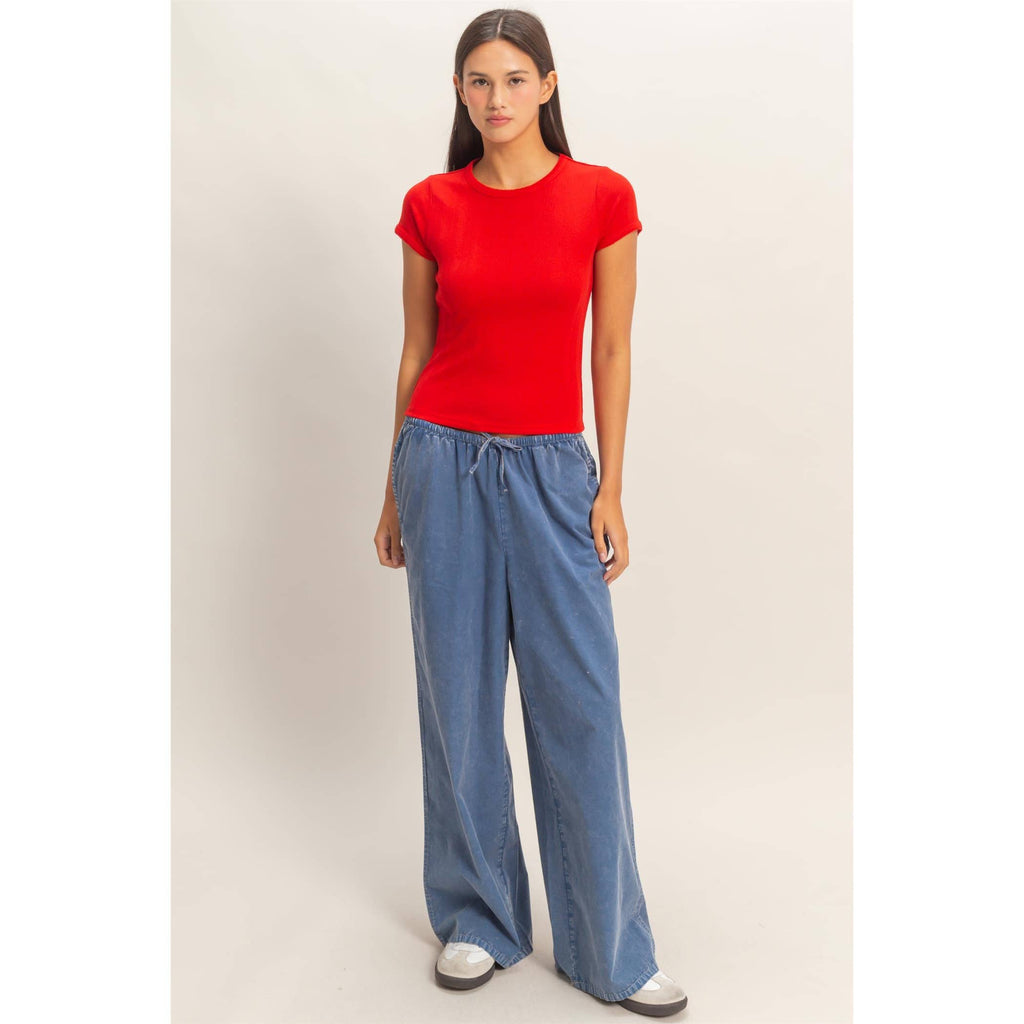 Everyday Ease Pointelle Tee