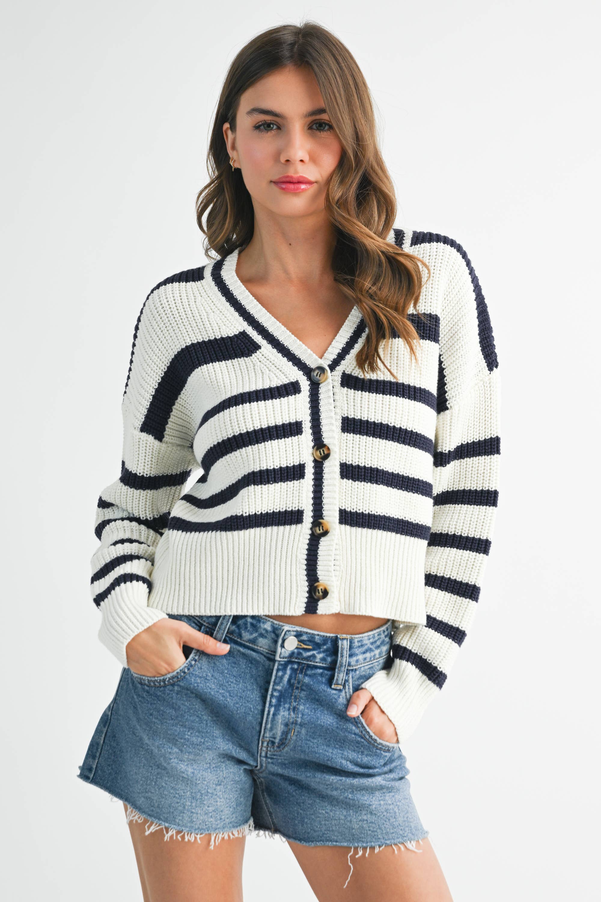 Striped Cardigan