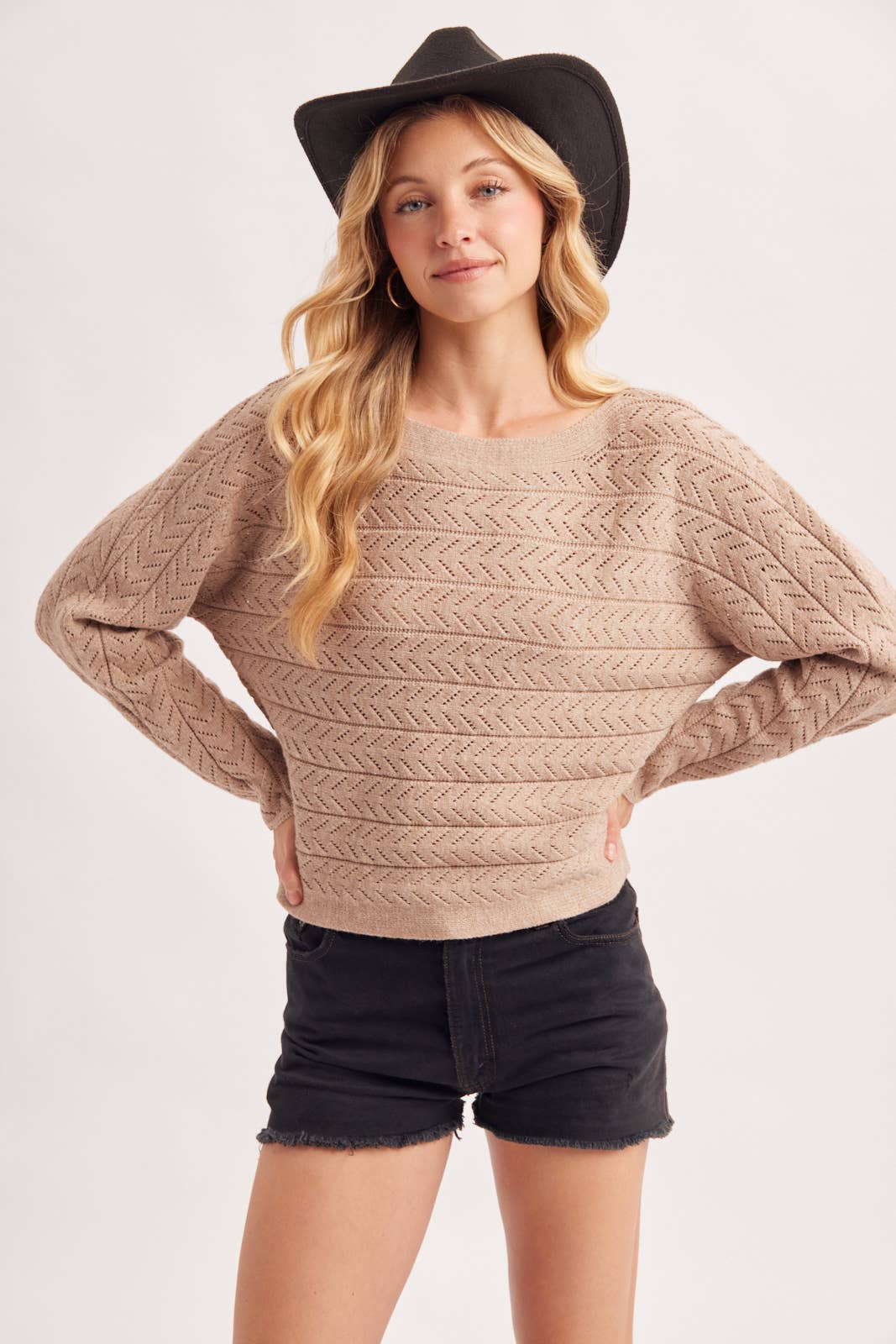Chevron Knit Sweater