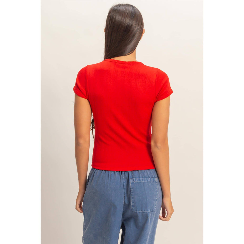 Everyday Ease Pointelle Tee