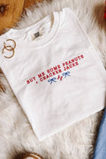 Take Me Out To The Ballgame Embroidered Tee