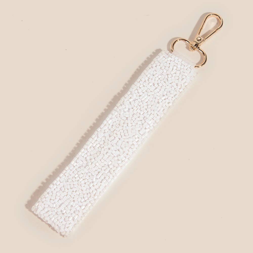 Lets Go Girls Star Seed Beaded Keychain