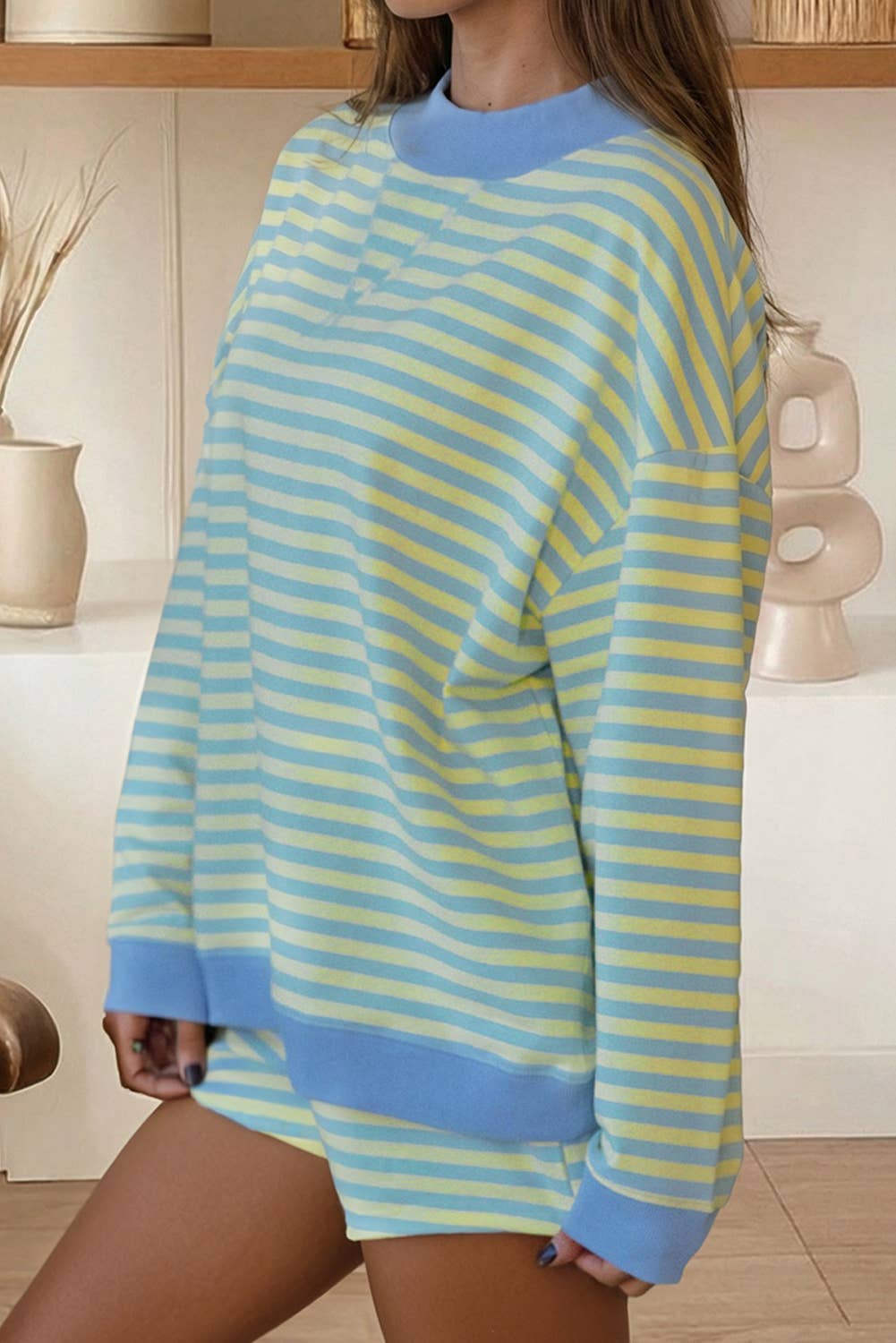 Coastal Stripe Lounge Set