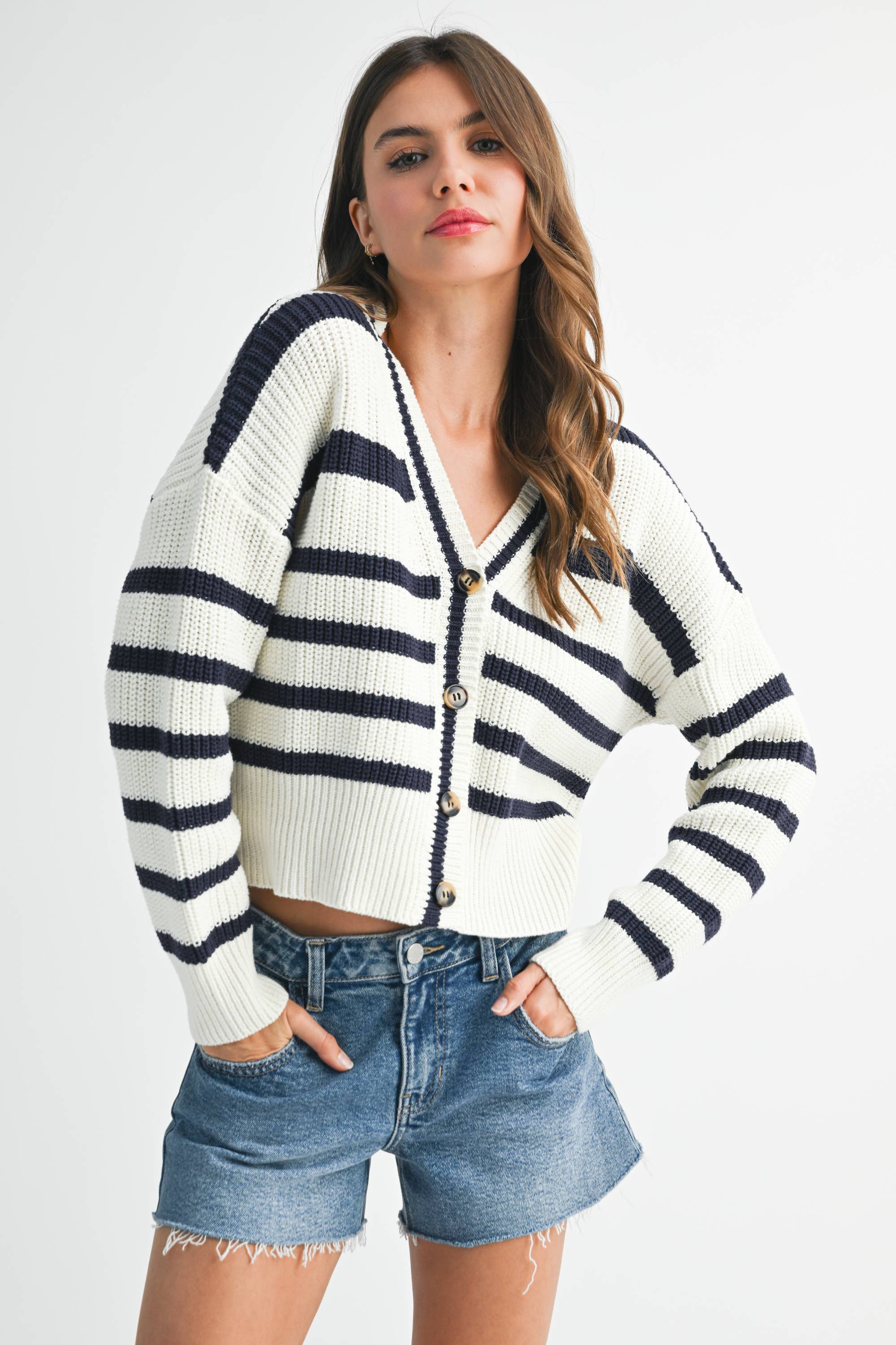 Striped Cardigan