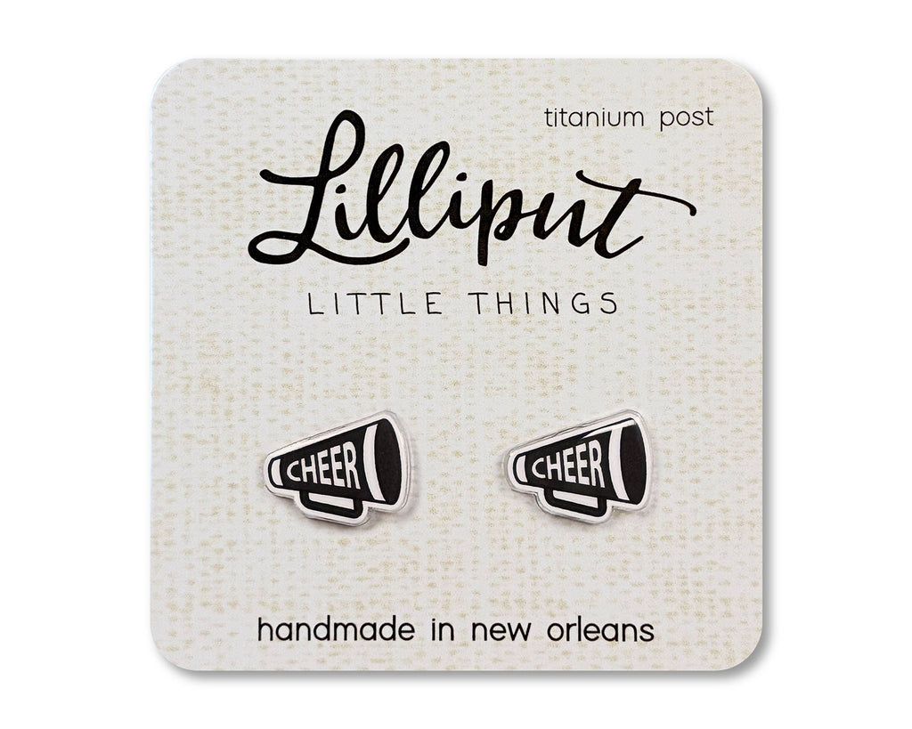 Cheer Megaphone Earrings
