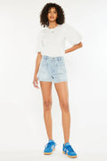 The Everyday A-Line Denim Shorts – KanCan