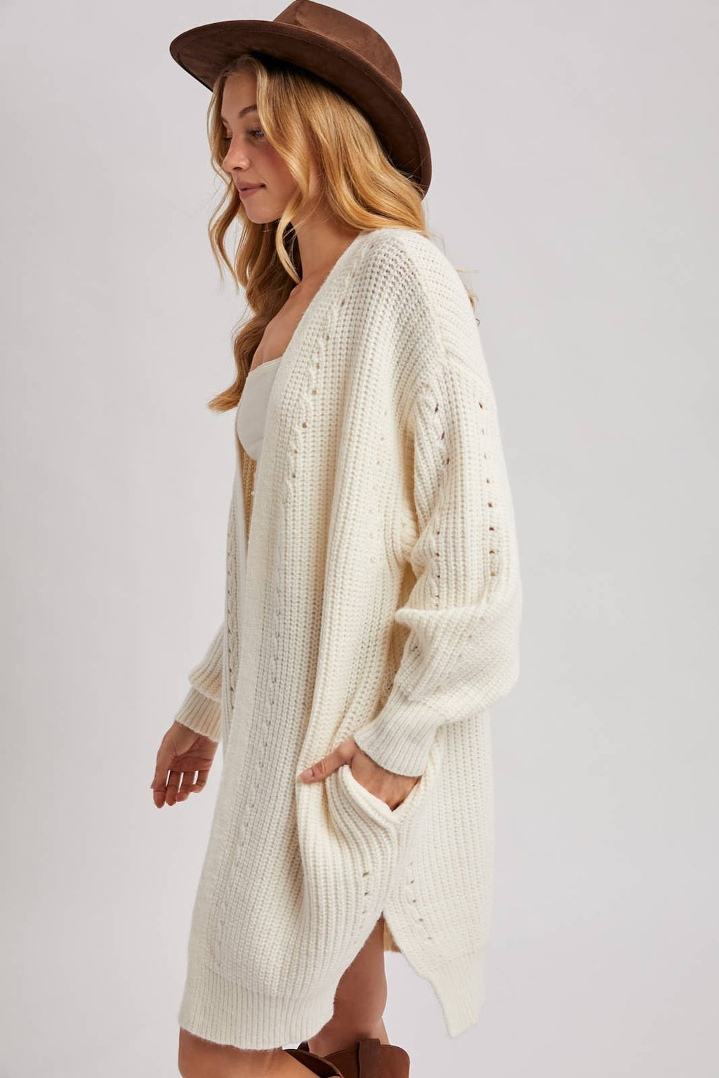 The Cozy Chunky Pocket Cardigan