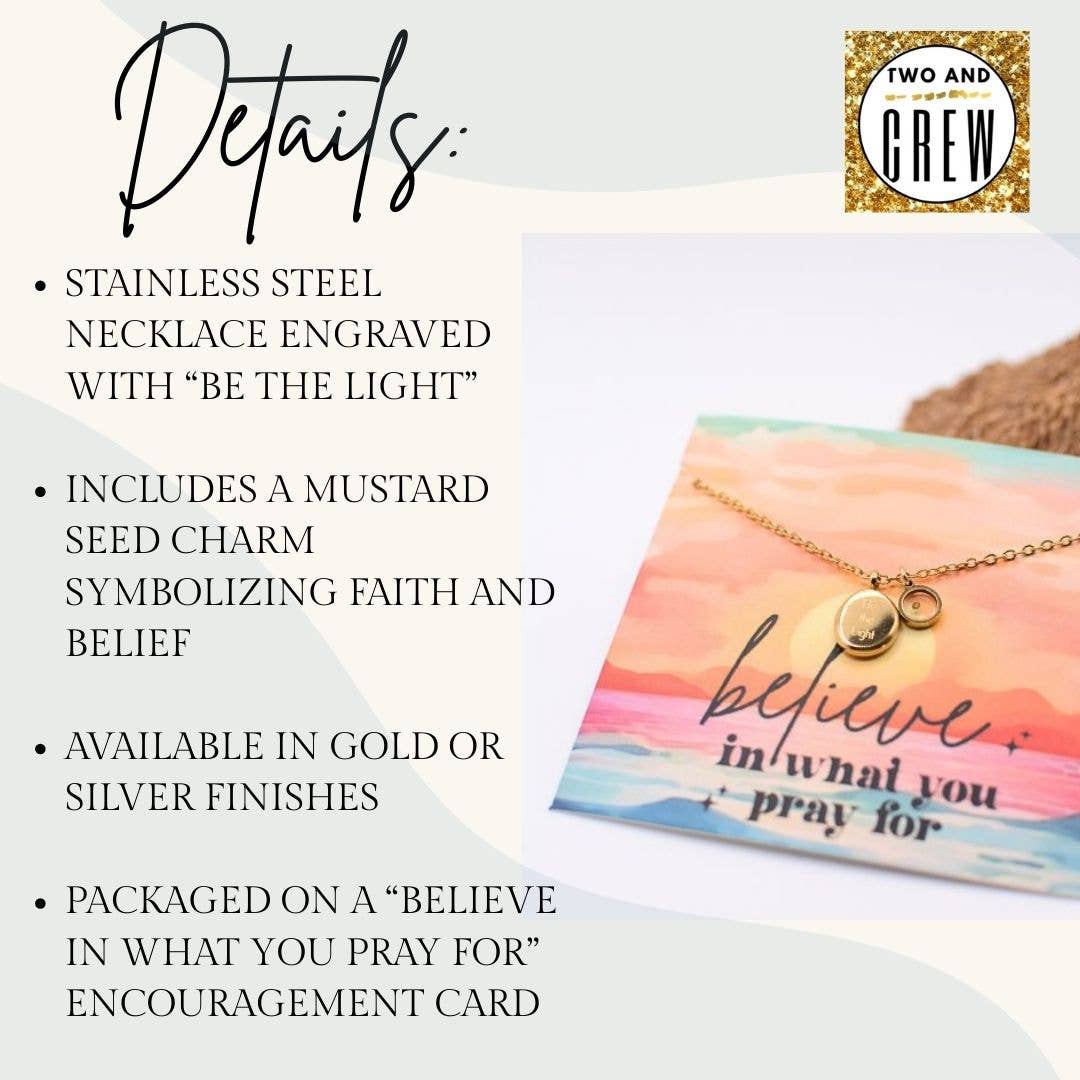 The Be the Light Faith Necklace