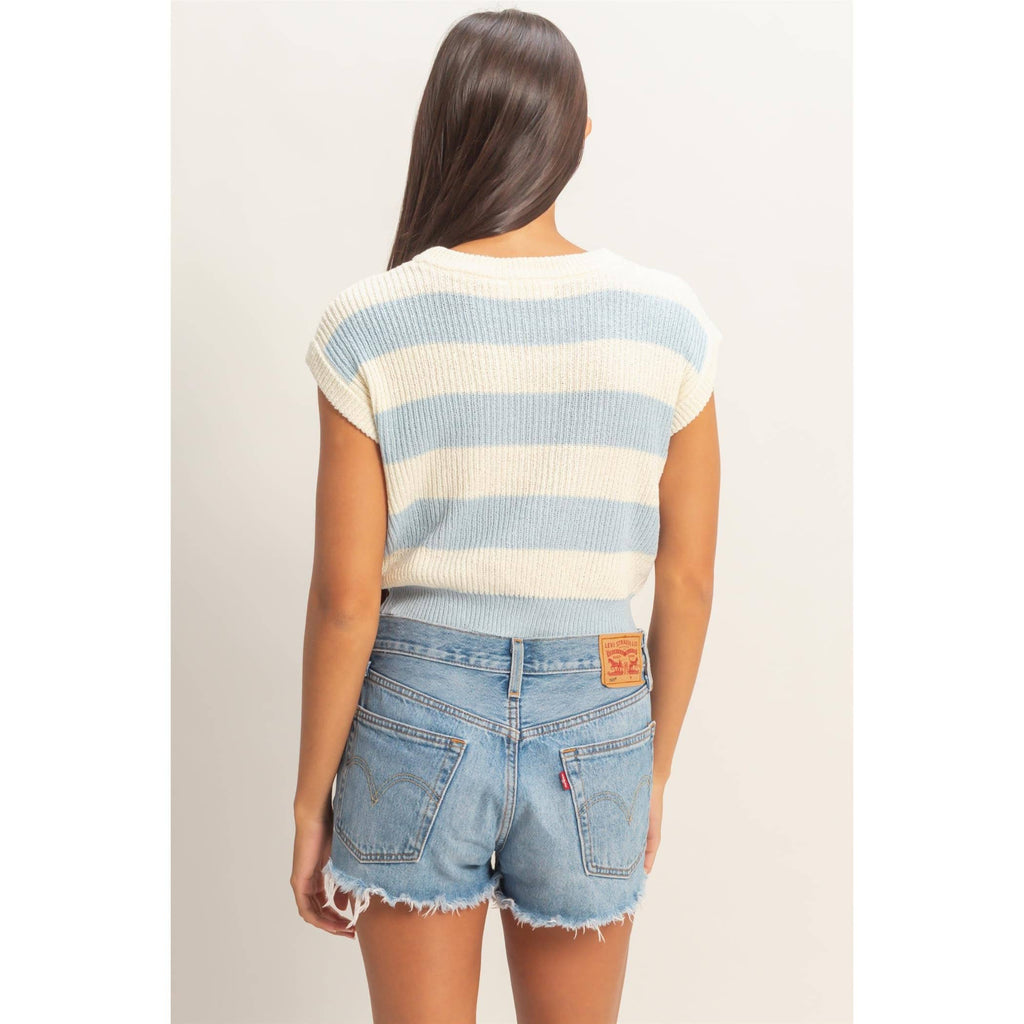 The Coastal Stripe Knit Top