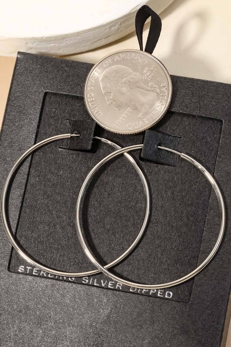 Essential Thin Hoop Earrings