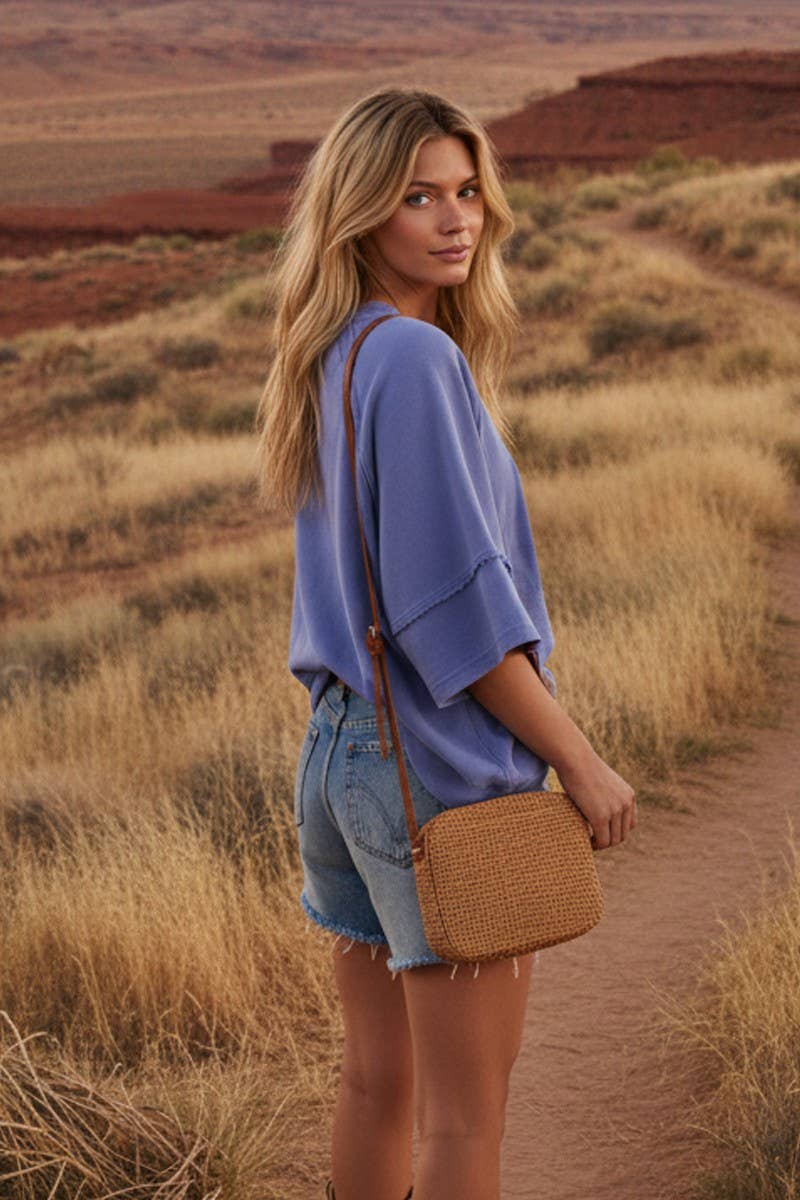 Peace & Easy Mineral Wash Terry Top