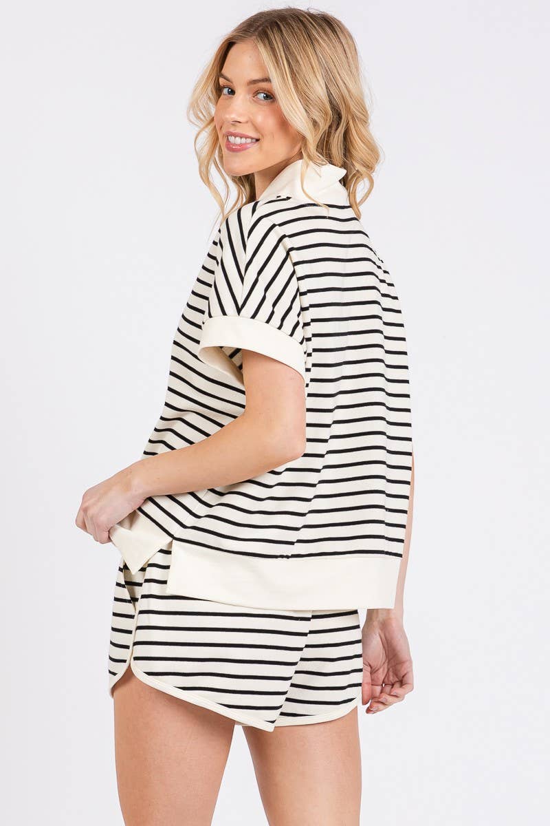 Coastal Cool Striped Lounge Set