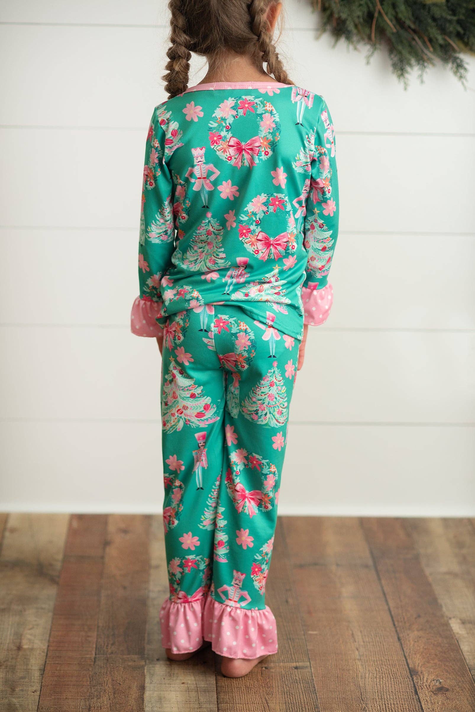 Girls Nutcracker Ruffle Lounge Set