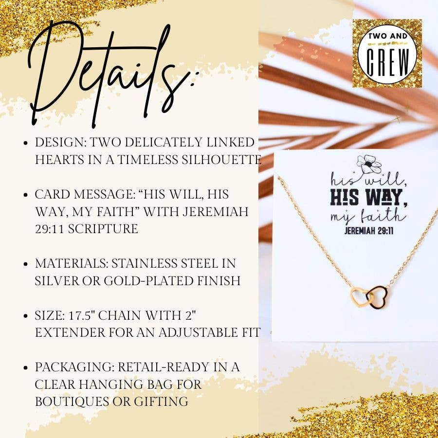 The His Will, His Way, My Faith Necklace