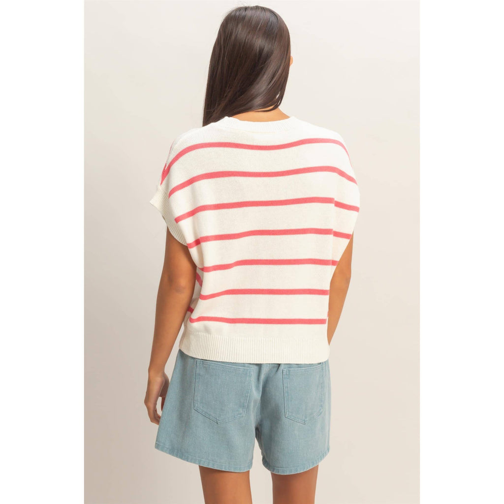 Striped Knit Top
