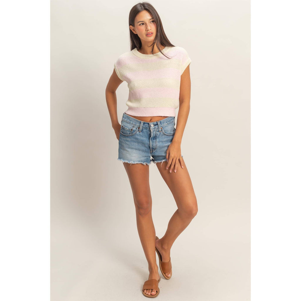 The Coastal Stripe Knit Top