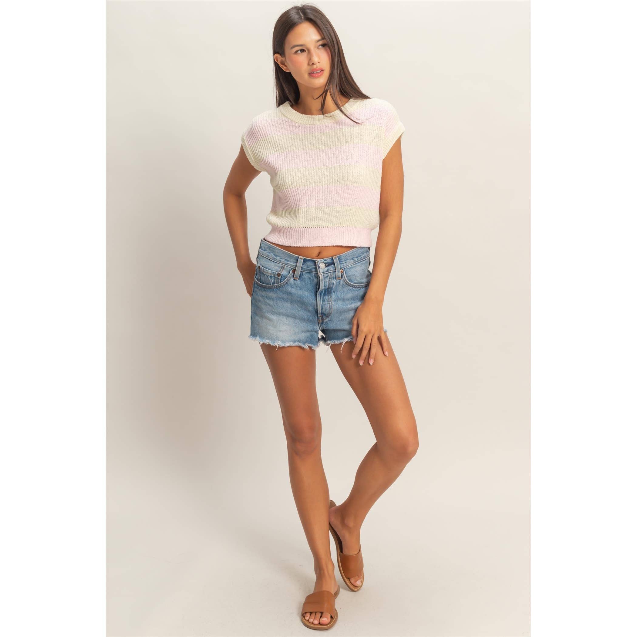 The Coastal Stripe Knit Top