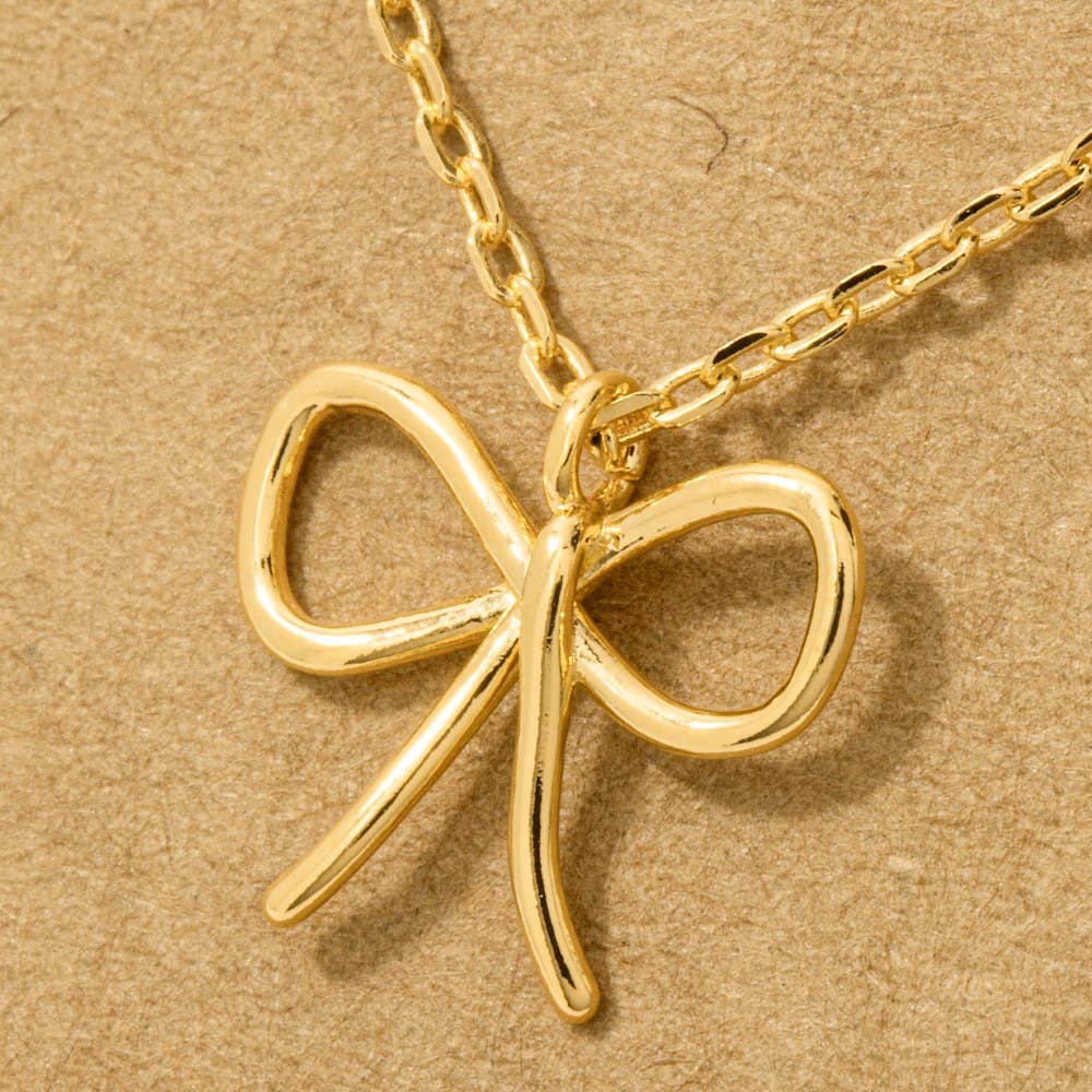 The Sweet & Simple Bow Necklace