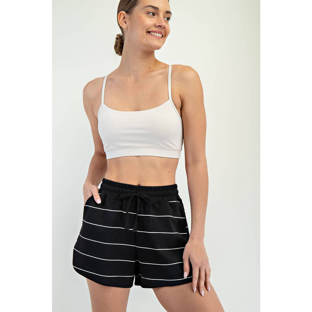 Modal Scuba Stripe Shorts