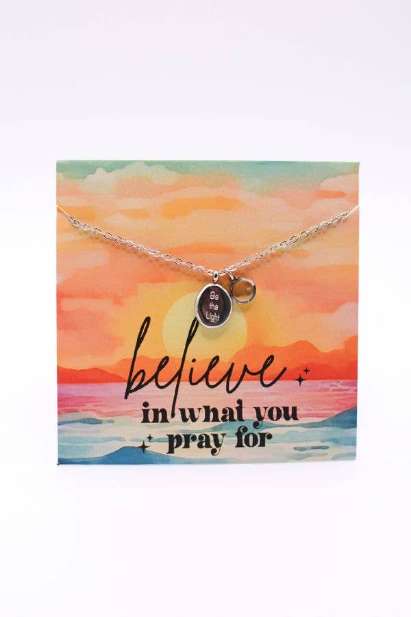 The Be the Light Faith Necklace