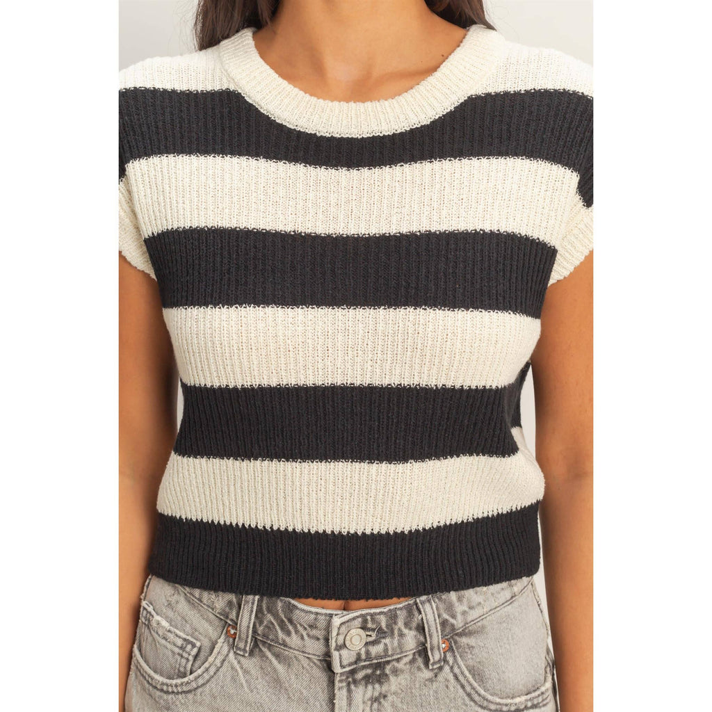 The Coastal Stripe Knit Top