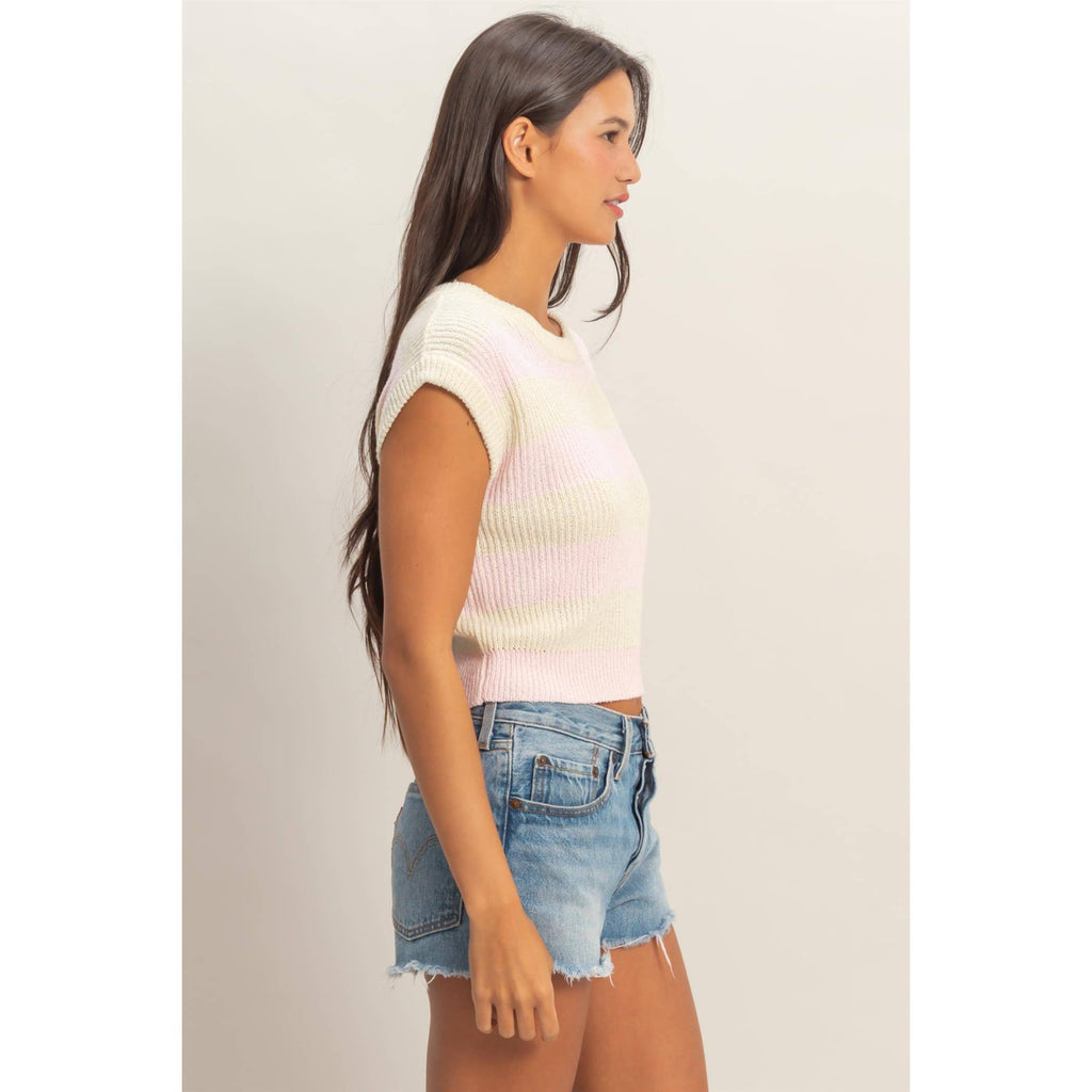The Coastal Stripe Knit Top