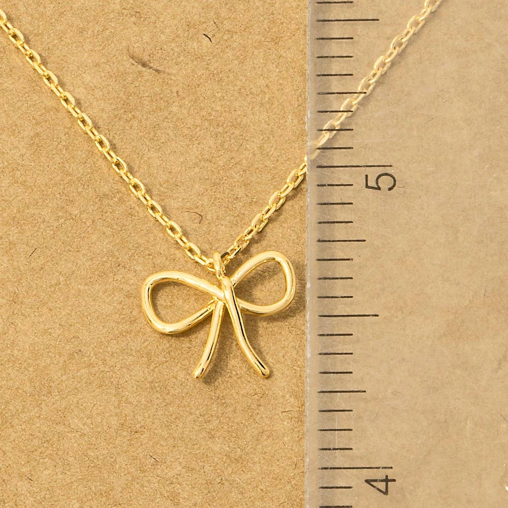 The Sweet & Simple Bow Necklace