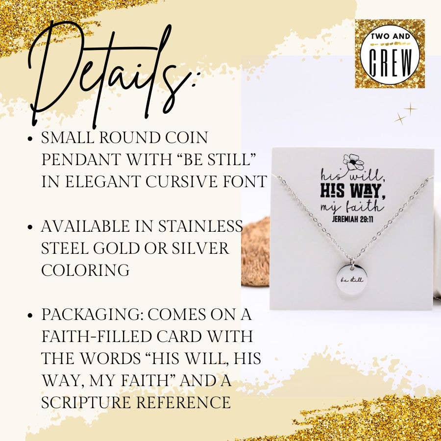 The Be Still Faith Necklace