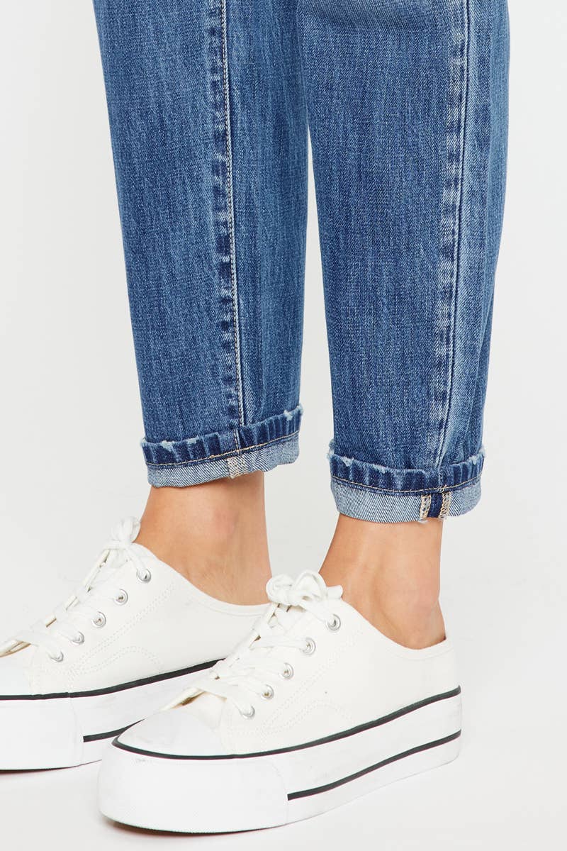 The Weekend Slouch Drawstring Jeans KanCan